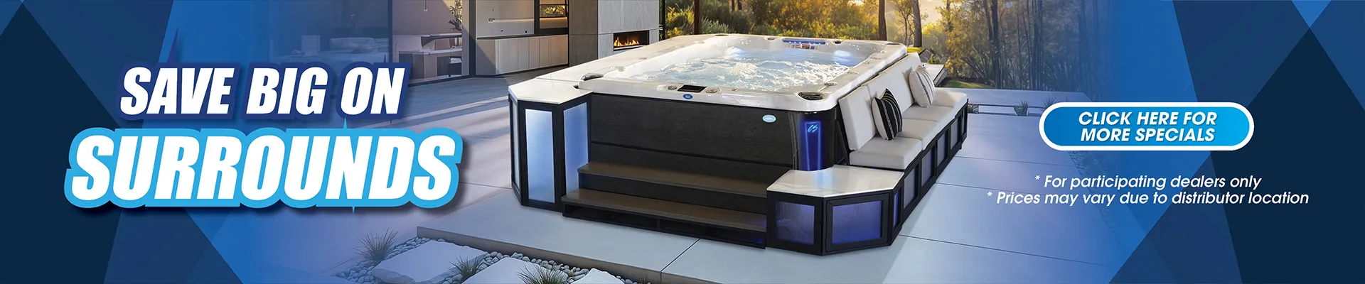 Calspas hot tub being used in a family setting - Danbury