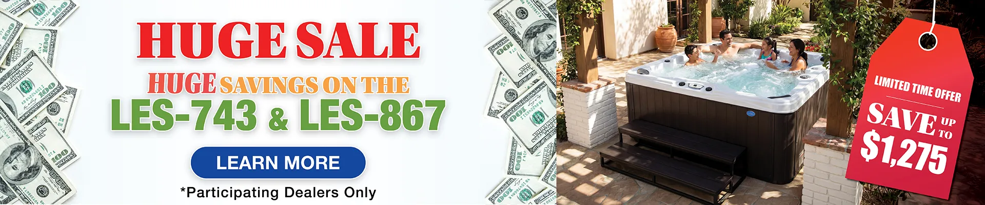 Calspas hot tub being used in a family setting - Danbury